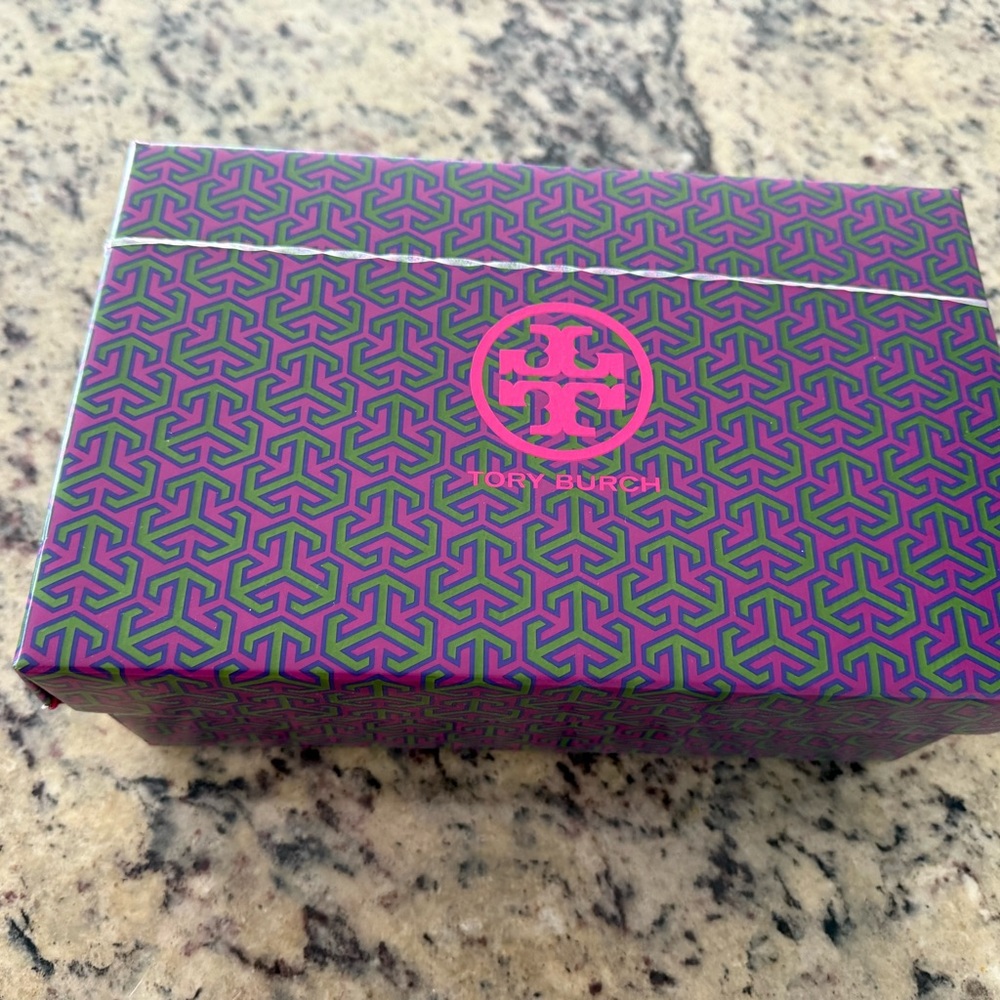 Tory Burch Pink and Green Patterned Box